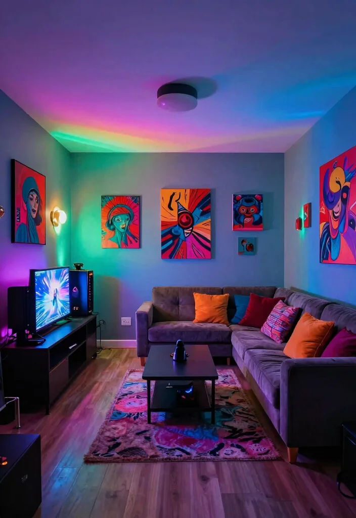 16 Energy-Efficient LED Options for Budget-Conscious Homeowners - 9. Color-Changing LED Lights 1