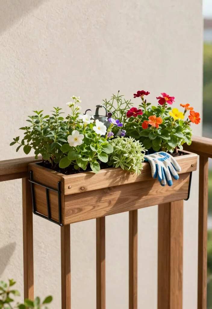 16 Small Balcony Wall Upgrades for Apartment Dwellers - 1. Vertical Planters for a Lush Look 1