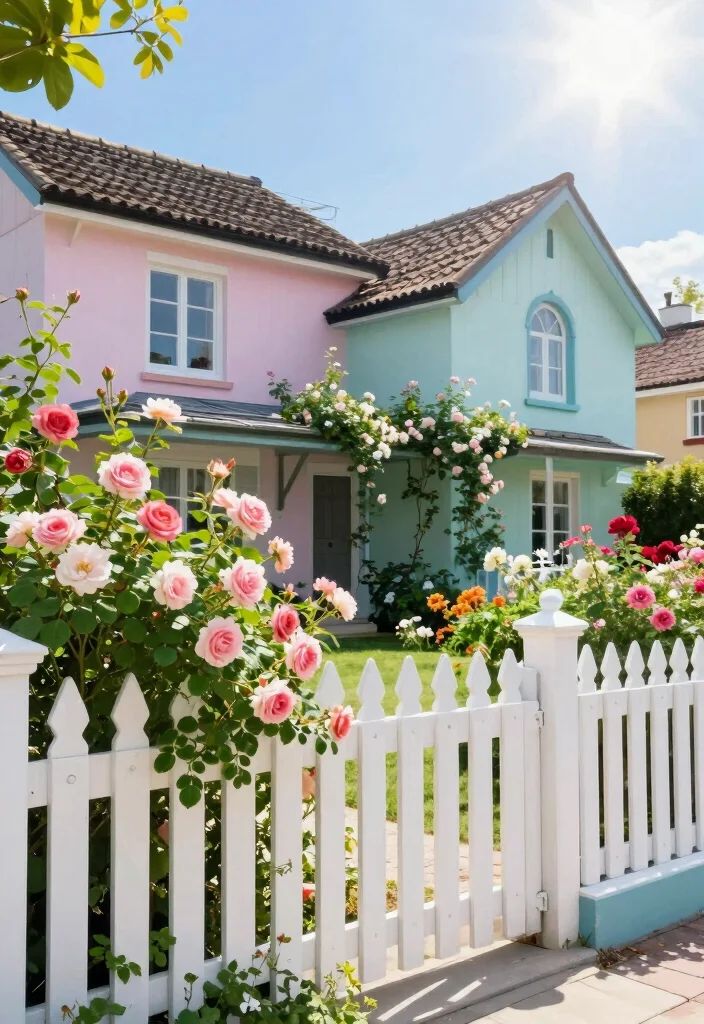 17 Fence Colors That Match Premium Home Exteriors for Upscale Owners - 2. Crisp White 1