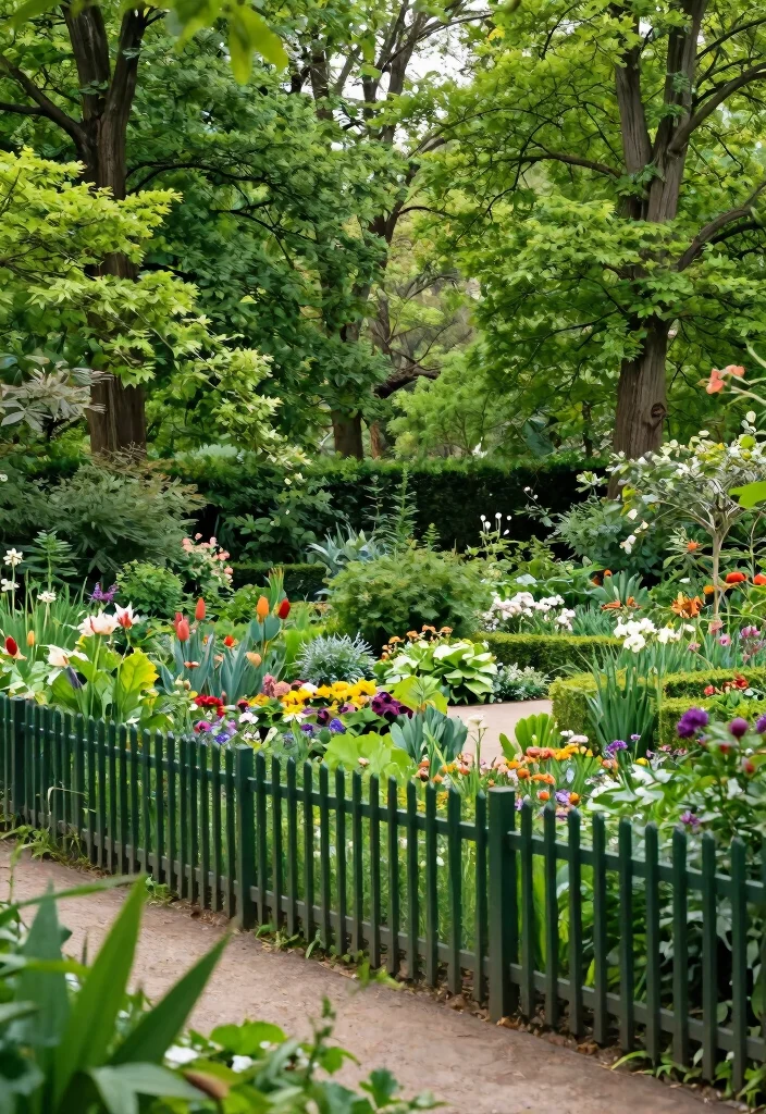 17 Fence Colors That Match Premium Home Exteriors for Upscale Owners - 4. Rich Forest Green 1