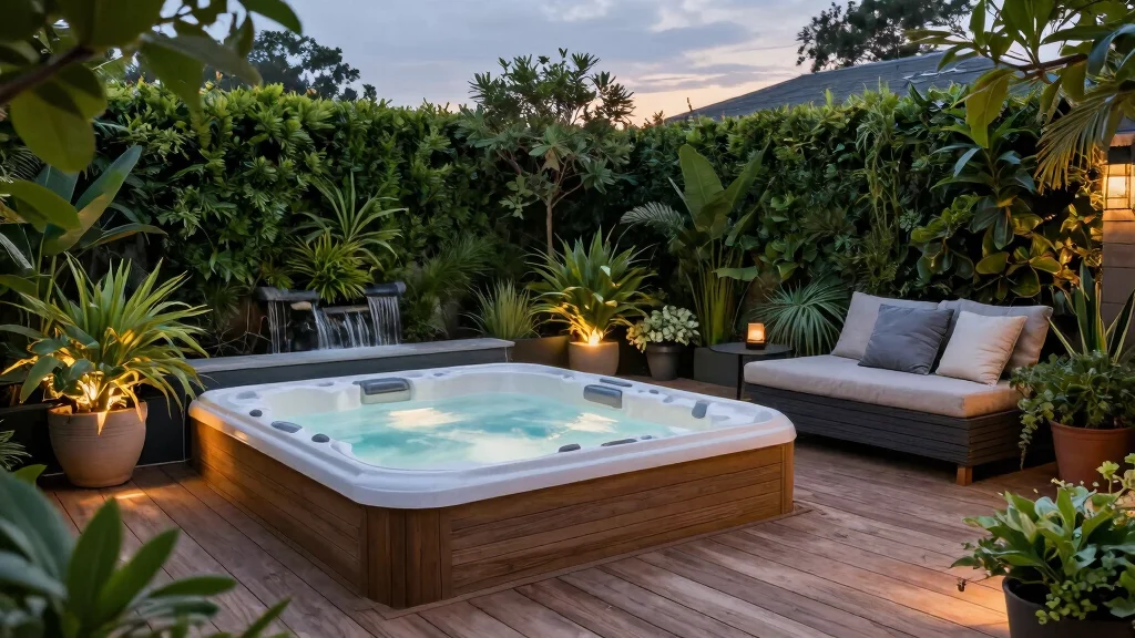 17 Spa-Like Hot Tub Placements for Backyard Relaxation