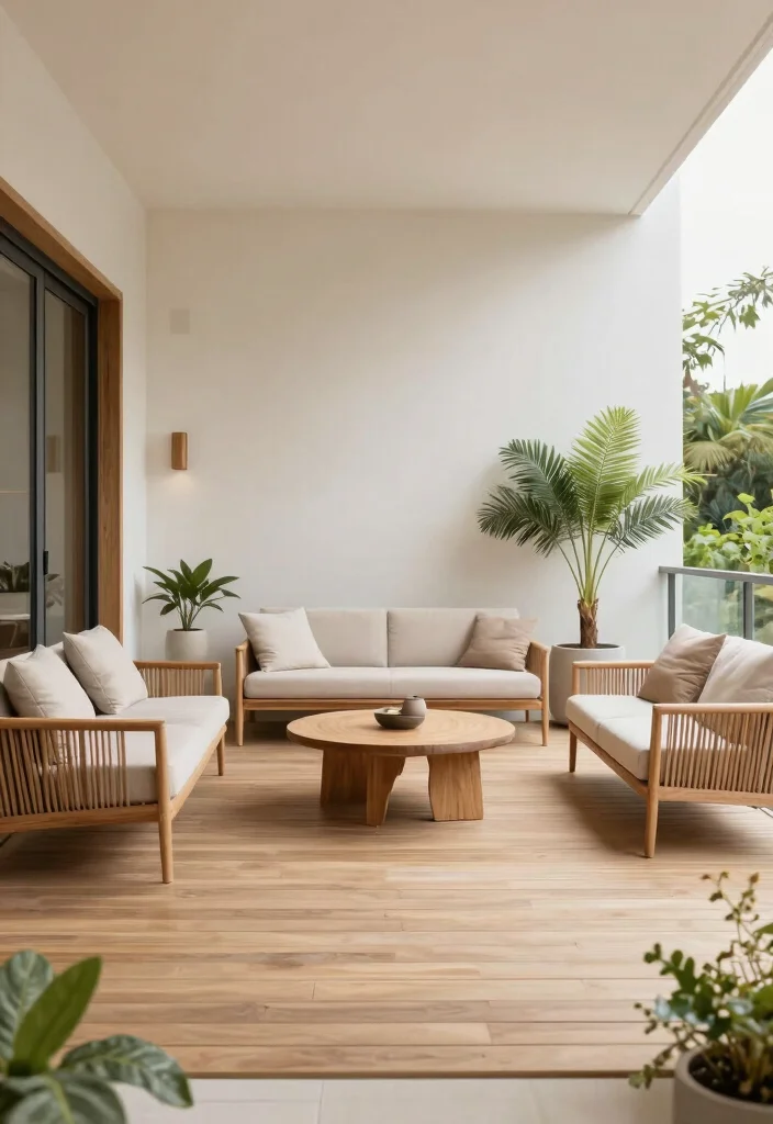18 Deck Ideas to Transform Your Bare Outdoor Space - 18. Minimalist Decor Approach 1