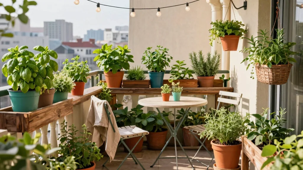 18 Herb Gardens for Tiny Apartment Balconies