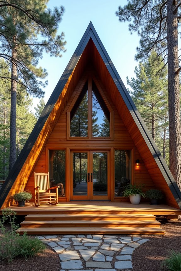 a frame homes for year round living