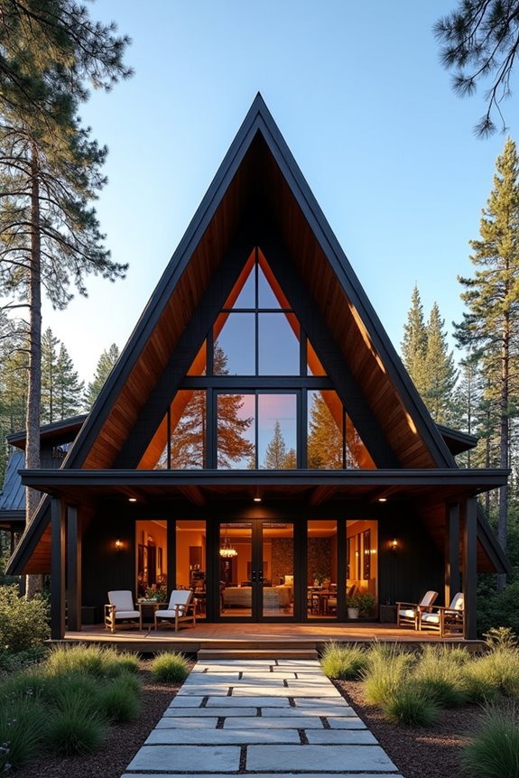 a frame with wraparound porch