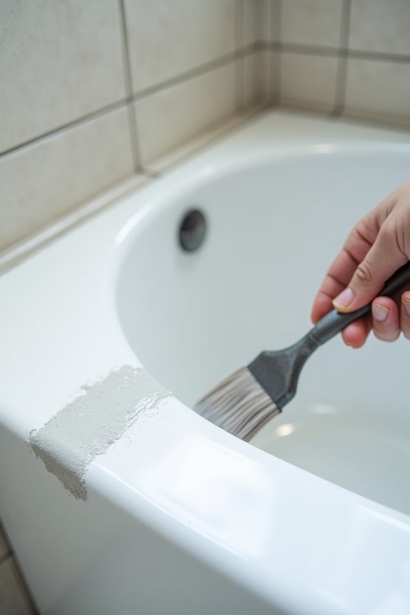 bathtub surface prep caulk removal cleaning repairs