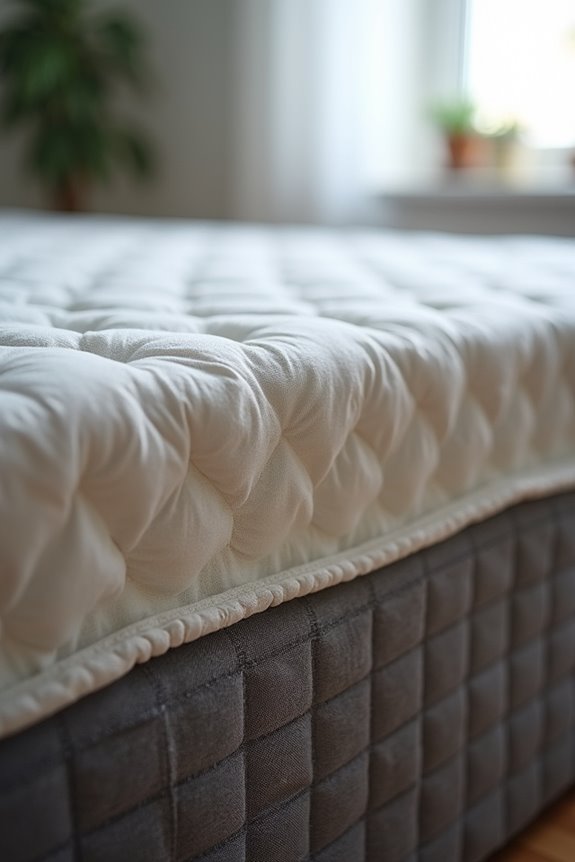box spring solid checks