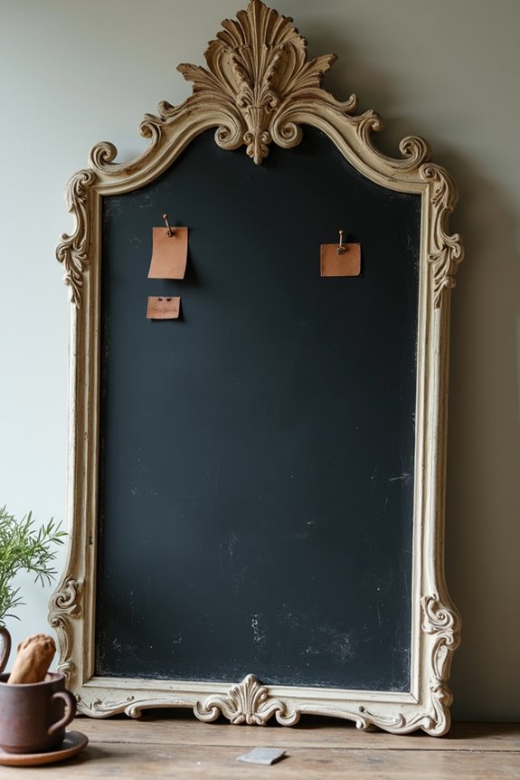chalkboard dresser mirror transform