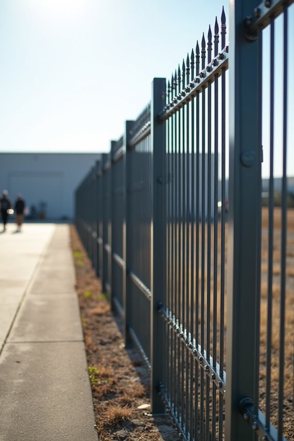 commercial grade aluminum fencing durable security focused
