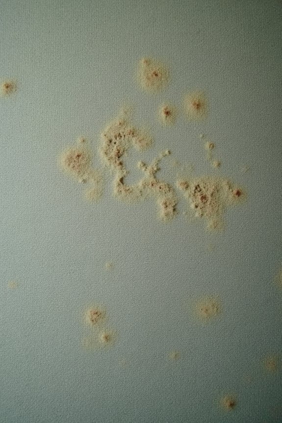 early mold signs faint spots