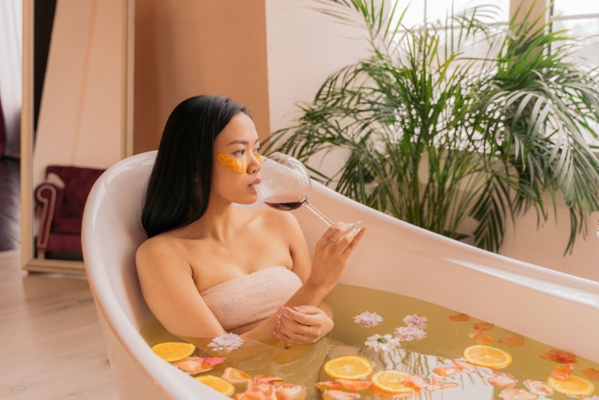 eating orange in california bathtub legally