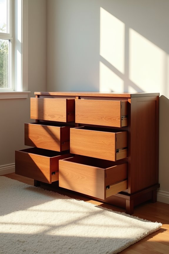 empty drawers pack separately