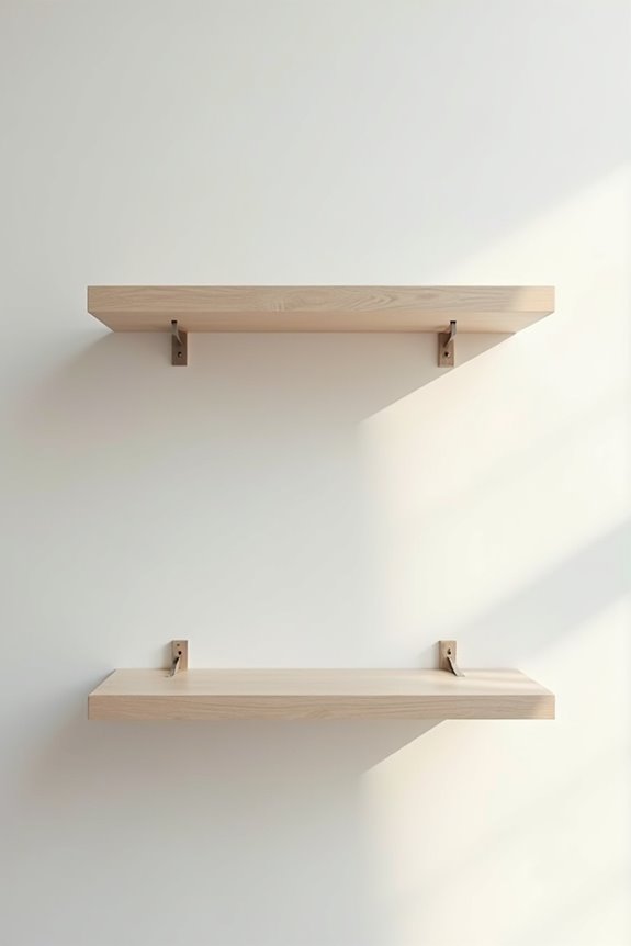 floating shelves require studs for support