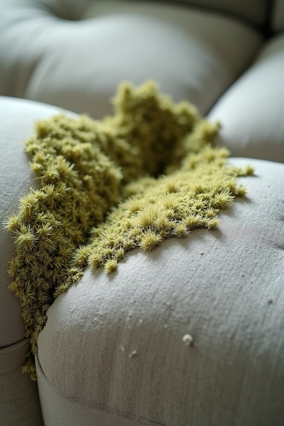 fuzzy vs powdery mold textures