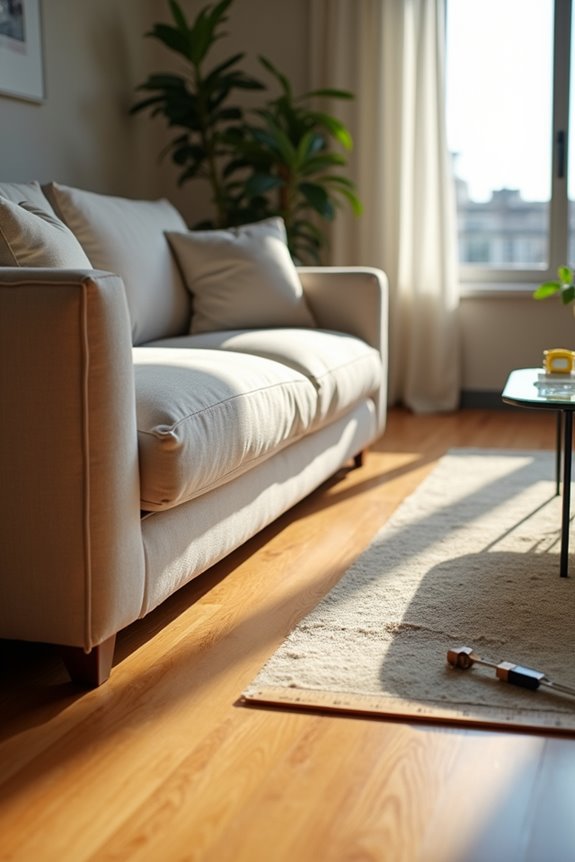 inside vs outside sofa depth explained