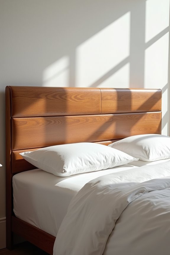 king headboard should align with frame width