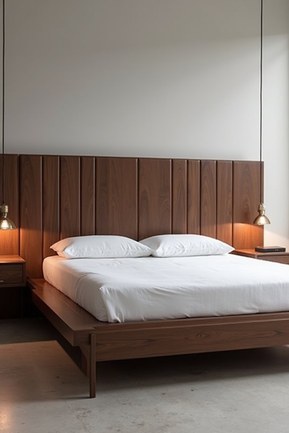 king headboards extend slightly outward