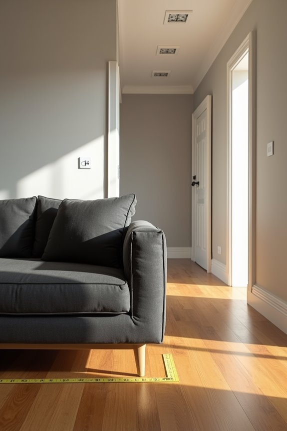 measure doors hallways stairs plan delivery