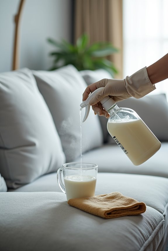 mix cleaner separately dilute correctly