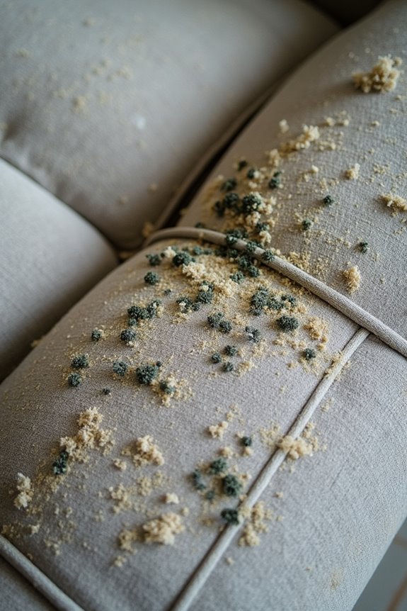 mold clings dirt wipes away