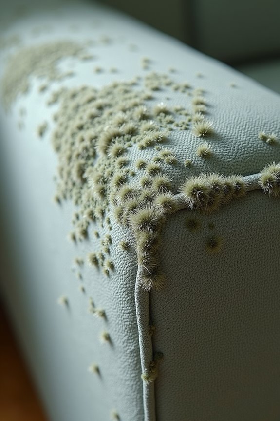 mold spreads with moisture linger