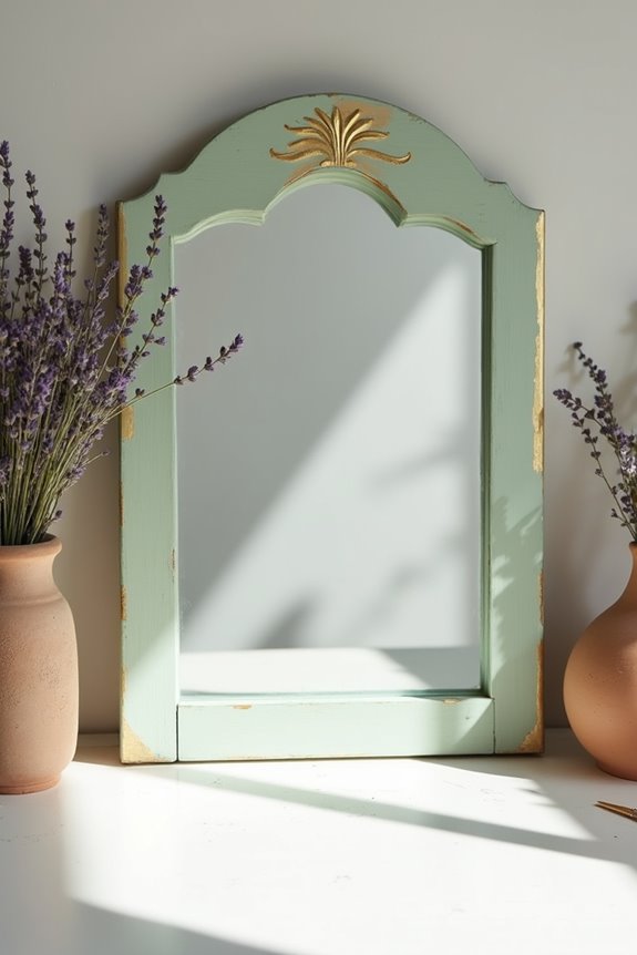 prep and paint dresser mirror frame