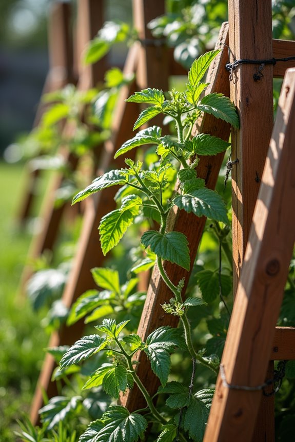 redwood a frame hybrid trellis system