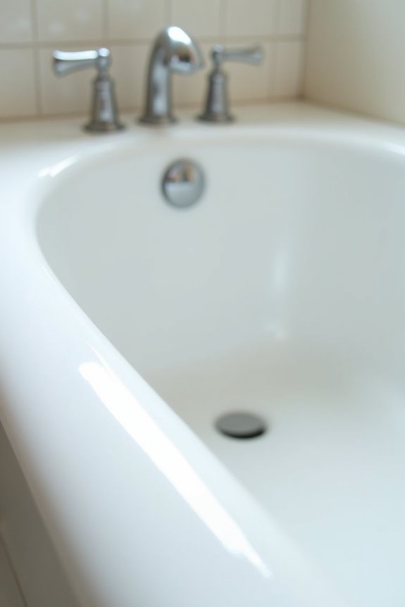 reglazed tub lasts years with care