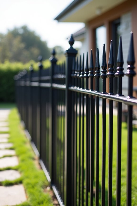residential aluminum fence costs per foot