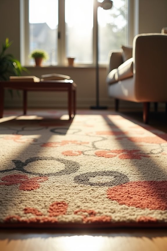 rugs define spaces seating