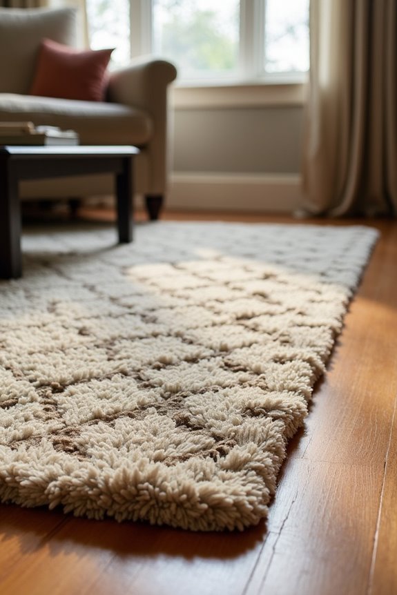 shaping spaces with rugs