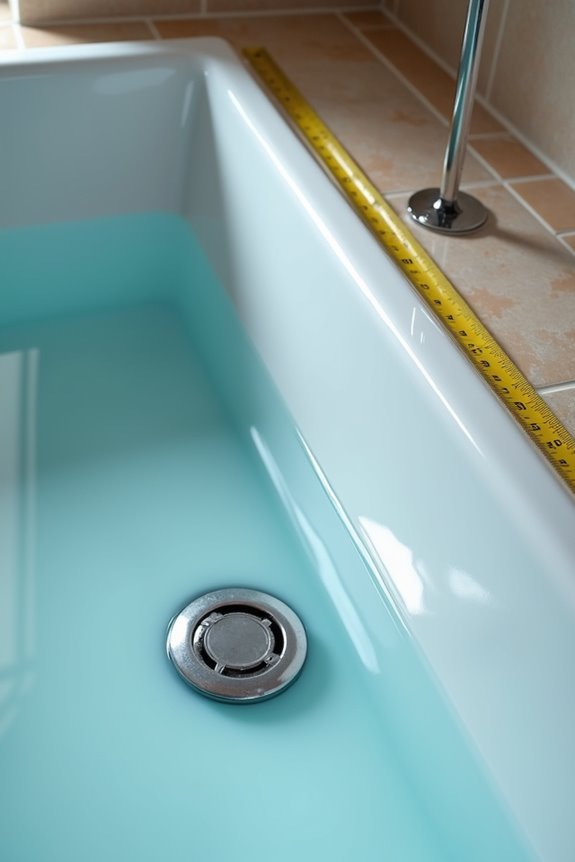 shower drains require larger 2 inch