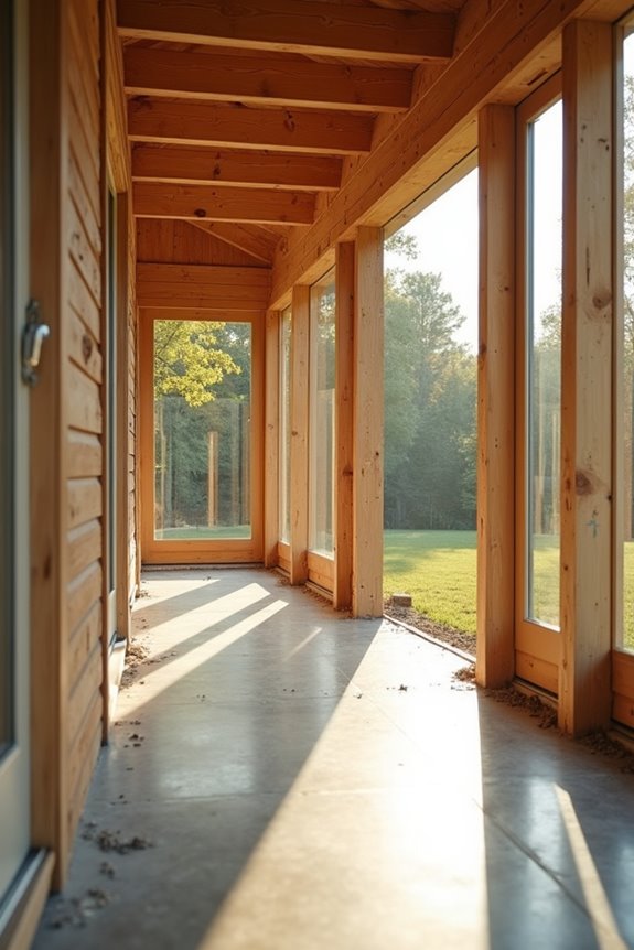sunroom framing and foundation costs