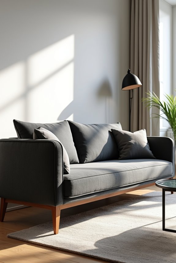three seater sofa 84 inch standard