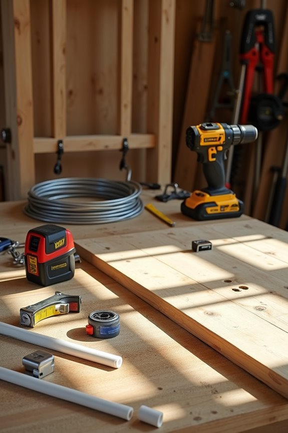 tools and materials for sturdy fence installation