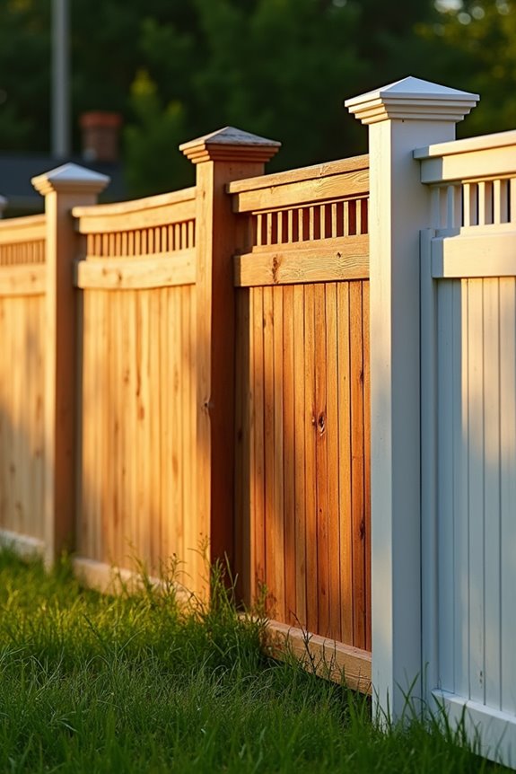 wood fence material cost comparison